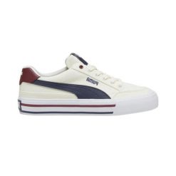 Buty sportowe sneakersy trampki PUMA COURT CLASSIC 396353-01. Białe trampki męskie Puma, bez wzorów, sportowe, bez zapięcia. Za 169.00 zł.