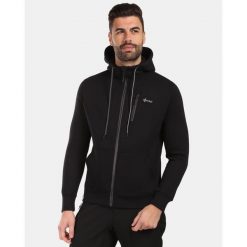 Męska bawełniana bluza z kapturem Kilpi DANILO-M. Czarne bluzy z kapturem męskie Kilpi, m, bez wzorów, z bawełny, z kapturem. Za 318.77 zł.