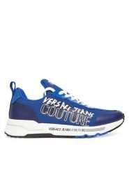 Versace Jeans Couture Sneakersy 78YA3SA9 Niebieski. Niebieskie buty sportowe na co dzień męskie Versace Jeans Couture, m, bez wzorów, z jeansu, bez ramiączek, bez kaptura. Za 589.99 zł.