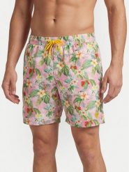Guess Szorty kąpielowe F6GT21 WG282 Różowy Regular Fit. Czerwone szorty męskie Guess, z aplikacjami, z syntetyku. Za 299.99 zł.