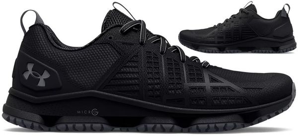 BUTY SPORTOWE MĘSKIE TREKKINGOWE UNDER ARMOUR STRIKEFAST 3024953-001 MG. Buty trekkingowe męskie Under Armour, bez wzorów, bez zapięcia. Za 309.00 zł.