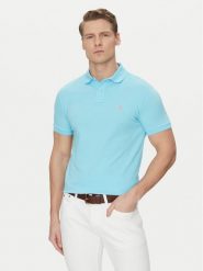 Polo Ralph Lauren Polo Core Replen 710782592 Niebieski Custom Slim Fit. Niebieskie koszulki polo męskie Polo Ralph Lauren, m, bez wzorów, z bawełny, bez kołnierzyka, bez ramiączek. Za 419.99 zł.