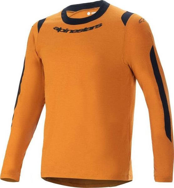 Alpinestars Koszulka długi rękaw ALPINESTARS A-DURA DRI WOOL LS JERSEY, Dark Gold Rozmiar: XL. Koszulki męskie z długim rękawem Alpinestars, m, bez wzorów, z jersey, bez kołnierzyka, bez ramiączek. Za 357.17 zł.