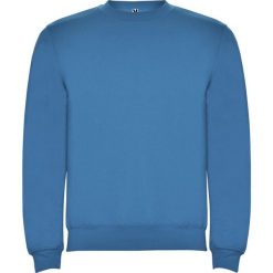 Bluza Unisex Dla Dorosłych Clasica Z Okrągłym Dekoltem. Niebieskie bluzy nierozpinane męskie ROLY, m, bez wzorów, bez ramiączek, bez kaptura. Za 73.99 zł.
