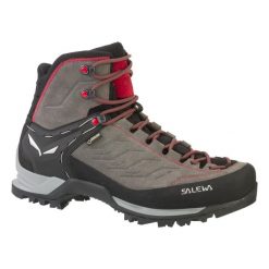 Buty Trekkingowe Męskie Salewa Mtn Trainer Mid Gtx. Szare buty trekkingowe męskie Salewa, bez wzorów, sportowe, bez obcasa, bez zapięcia. Za 923.50 zł.