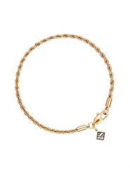 ICED STUFF Bransoletka Rope Złoty. Żółte biżuteria dla mężczyzn ICED STUFF, z tworzywa sztucznego, metalowe. Za 79.99 zł.