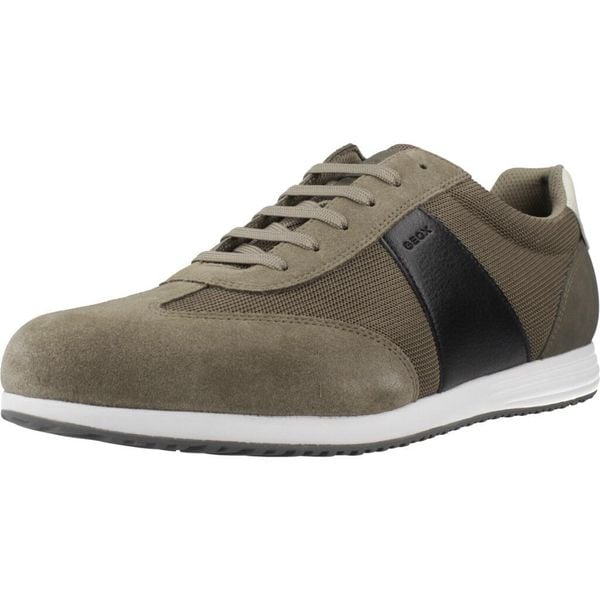Buty GEOX U ARTHIEN Zielony. Zielone buty trekkingowe męskie Geox, bez wzorów, ze skóry, bez zapięcia, trekkingowe. Za 358.99 zł.