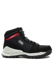 Dorko Trapery Everest Vertex DS24F01M Czarny. Czarne buty zimowe męskie Dorko, bez wzorów, ze skóry, bez obcasa, bez zapięcia. Za 239.99 zł.