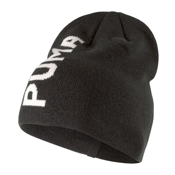 Essential Classic Logo Czapka Bez Mankietów. Czarne czapki męskie Puma, bez wzorów, sportowe. Za 100.99 zł.