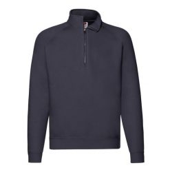 Bluza Unisex Premium Quarter Zip Raglan Dla Dorosłych. Niebieskie bluzy nierozpinane męskie Fruit of the Loom, m, bez wzorów, bez ramiączek, bez kaptura. Za 172.99 zł.