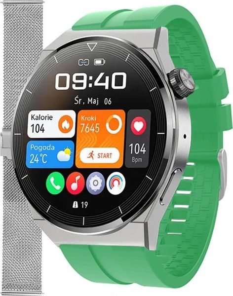 Smartwatch Enter SAT.111.5314.1411-SET Zielony. Zielone zegarki smartwatch Enter. Za 299.00 zł.