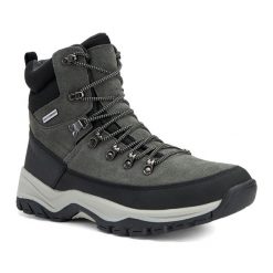Śniegowce męskie KADVA Adven Mid WP. Szare buty trekkingowe męskie KADVA, bez wzorów, sportowe, bez obcasa, bez zapięcia. Za 199.99 zł.