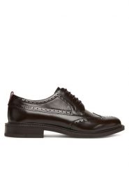 HUGO Półbuty Lysander 50548655 Brązowy. Brązowe eleganckie półbuty męskie Hugo, ze skóry, wizytowe, bez obcasa, bez zapięcia. Za 619.99 zł.