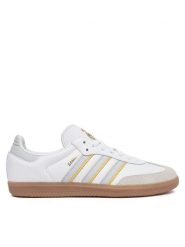 Adidas Sneakersy Samba Real Madrid JQ4038 Biały. Białe buty sportowe na co dzień męskie ADIDAS, m, bez wzorów, ze skóry, bez ramiączek, bez kaptura. Za 399.99 zł.