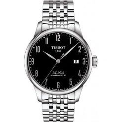 PROMOCJA ZEGAREK TISSOT T-Classic T006.407.11.052.00. Czarne zegarki męskie TISSOT. W wyprzedaży za 1,936.00 zł.