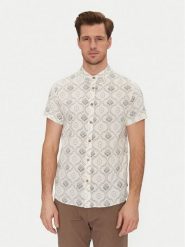INDICODE Koszula Haiko 20-529 Beżowy Slim Fit. Brązowe koszule męskie INDICODE, m, bez wzorów, z bawełny, bez kołnierzyka, bez ramiączek. Za 79.99 zł.