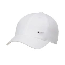 Czapka Z Daszkiem Unisex Dla Dorosłych DF Club. Białe czapki męskie Nike, bez wzorów, sportowe. Za 169.99 zł.