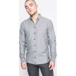Blend - Koszula. Szare koszule męskie Blend, z bawełny, button down, z długim rękawem. W wyprzedaży za 79.90 zł.