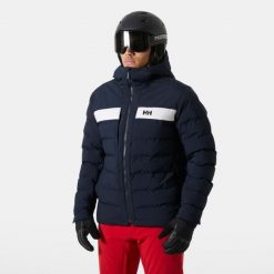 Kurtka z kapturem Helly Hansen Bossanova. Niebieskie kurtki narciarskie i snowboardowe męskie Helly Hansen, na zimę, m, bez wzorów, z puchu, z kapturem, narciarskie. W wyprzedaży za 1,207.50 zł.