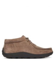 Geox Mokasyny U Spherica Ec14 U46HLB 00022 C1018 Szary. Szare mokasyny męskie Geox, ze skóry, bez zapięcia. Za 379.99 zł.