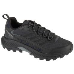Buty trekkingowe męskie, Speed Strike 2 GTX. Czarne buty trekkingowe męskie Merrell, bez wzorów, z gumy, bez zapięcia. Za 597.00 zł.