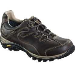Buty turystyczne męskie Meindl Caracas z membraną z membraną Gore-Tex. Brązowe buty trekkingowe męskie Meindl, bez wzorów, z gore-texu, sportowe, bez obcasa, bez zapięcia. Za 1,176.50 zł.