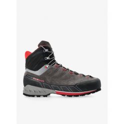 Buty trekkingowe męskie Mammut Kento Tour High GTX. Szare buty trekkingowe męskie Mammut, bez wzorów, z gumy, sportowe, bez obcasa, bez zapięcia. Za 972.00 zł.