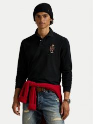 Polo Ralph Lauren Polo 710981793002 Czarny Classic Fit. Czarne koszulki polo męskie Polo Ralph Lauren, m, bez wzorów, z bawełny, bez kołnierzyka, bez ramiączek. Za 919.99 zł.