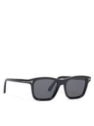 Tom Ford Okulary przeciwsłoneczne FT1179 01D Czarny. Czarne okulary przeciwsłoneczne męskie Tom Ford, bez wzorów, z tworzywa sztucznego. Za 1,119.00 zł.