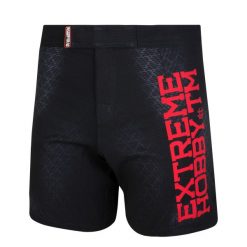 Spodenki Sportowe Męskie na trening i siłownię EXTREME HOBBY BLACK ARMOUR. Czarne szorty sportowe męskie EXTREME HOBBY, bez wzorów, z elastanu, sportowe. Za 229.00 zł.