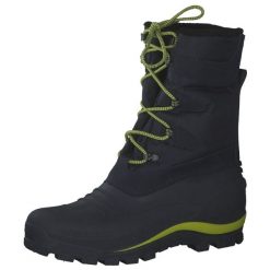 Śniegowce męskie CMP NIETOS wysokie z ociepliną. Niebieskie buty trekkingowe męskie CMP, na zimę, bez wzorów, sportowe, bez obcasa, bez zapięcia. Za 299.00 zł.