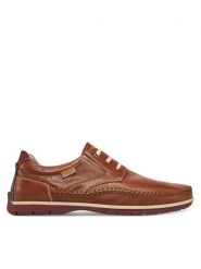 Pikolinos Półbuty M9A-4118 Brązowy. Brązowe eleganckie półbuty męskie Pikolinos, ze skóry, wizytowe, bez obcasa, bez zapięcia. Za 569.99 zł.