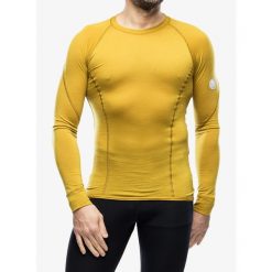 Bluza termoaktywna męska Sensor Merino Air Tee LS. Czarne bielizna termoaktywna męska Sensor, m, bez wzorów, sportowe, bez ramiączek, bez kaptura. Za 287.99 zł.