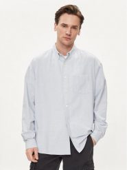 Gap Koszula 887258-00 Błękitny Regular Fit. Niebieskie koszule męskie GAP, l, bez wzorów, z bawełny, bez kołnierzyka, bez ramiączek. Za 159.99 zł.