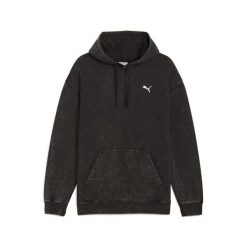 Męska bluza z kapturem Essentials Elevated o luźnym kroju z efektem sprania PUMA. Czarne bluzy nierozpinane męskie Puma, m, bez wzorów, z kapturem. Za 334.78 zł.