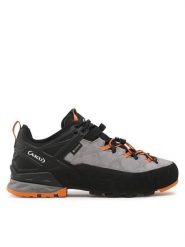 Aku Trekkingi Rock Dfs Gtx 722 GORE-TEX Szary. Szare buty zimowe męskie Aku, bez wzorów, z gore-texu, rockowe, bez obcasa, bez zapięcia. Za 649.99 zł.