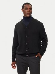 Armani Exchange Kardigan 6DZE1G ZM1LZ 1200 Czarny Regular Fit. Czarne kardigany męskie Armani Exchange, m, bez wzorów, z bawełny, bez ramiączek. Za 339.99 zł.
