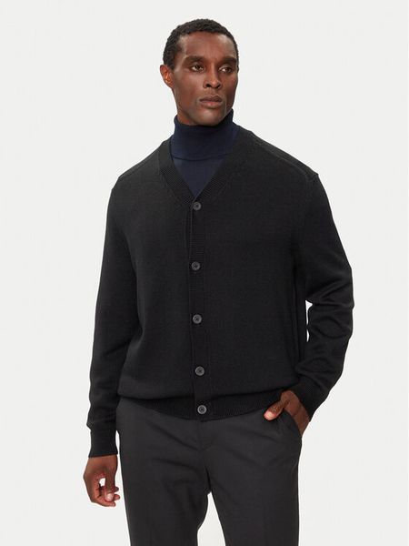 Armani Exchange Kardigan 6DZE1G ZM1LZ 1200 Czarny Regular Fit. Czarne kardigany męskie Armani Exchange, m, bez wzorów, z syntetyku, bez ramiączek. Za 339.99 zł.