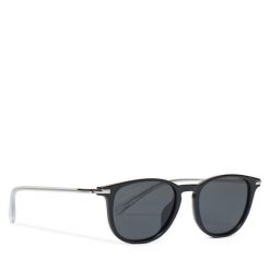 Okulary przeciwsłoneczne Polaroid. Czarne okulary przeciwsłoneczne męskie Polaroid, bez wzorów. Za 229.99 zł.