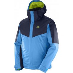 Salomon Stormseeker Jkt M Hawaiian/Night Sky L. Szare kurtki narciarskie i snowboardowe męskie Salomon, na zimę. W wyprzedaży za 779.00 zł.