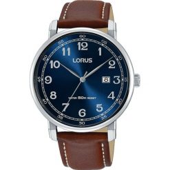 Zegarek Lorus Męski RH929JX9 Klasyczny brązowy. Szare zegarki męskie Lorus. Za 251.99 zł.