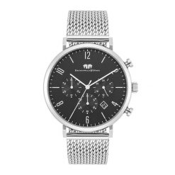 Rhodenwald & Söhne Chronograf Arakon Srebrny Stal nierdzewna Srebrny Zegarki męskie 1 ct Męskie. Szare, analogowe zegarki męskie Rhodenwald & Söhne, z koronki, srebrne. Za 669.99 zł.