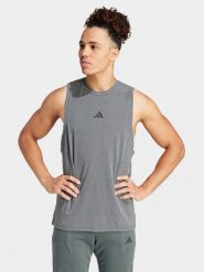 Adidas Koszulka techniczna Designed for Training IS3819 Szary Regular Fit. Szare t-shirty sportowe męskie ADIDAS, m, bez wzorów, z syntetyku, sportowe, bez ramiączek. Za 109.99 zł.