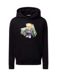 Chill Pill Męska bluza z kapturem - Money Bundle Bear Mężczyźni czarny nadruk, XL. Czarne bluzy nierozpinane męskie Chill Pill, m, bez wzorów, bez ramiączek, z kapturem. Za 299.95 zł.