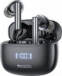 Słuchawki Yesido yesido Słuchawki TWS23 (ANC) LED BT 5.3 BLACK / CZARNY. Czarne słuchawki bluetooth Yesido. Za 124.73 zł.