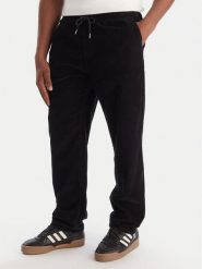 Quiksilver Spodnie materiałowe Taxer EQYNP03315 Czarny. Czarne spodnie na co dzień męskie Quiksilver, bez wzorów, z materiału. Za 349.99 zł.