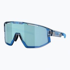 Okulary przeciwsłoneczne Bliz Fusion. Niebieskie okulary przeciwsłoneczne męskie Bliz, bez wzorów, sportowe. Za 359.99 zł.