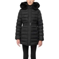 Kurtka GEOX W5626F T3152 W CATRIA Czarny. Czarne kurtki męskie Geox, bez wzorów, z syntetyku, bez ramiączek, bez kaptura. Za 1,282.79 zł.