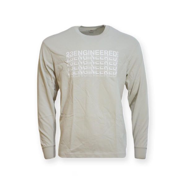 Bluza męska Air Jordan 23 Engineered Long-Sleeve Crew T-shirt. Białe bluzy nierozpinane męskie Jordan, m, bez wzorów, sportowe, bez ramiączek, bez kaptura. Za 155.25 zł.