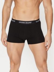 Guess Jeans Bokserki M4BZ44 K6YW1 Czarny. Czarne bokserki męskie Guess Jeans, m, z aplikacjami, z bawełny. Za 99.99 zł.